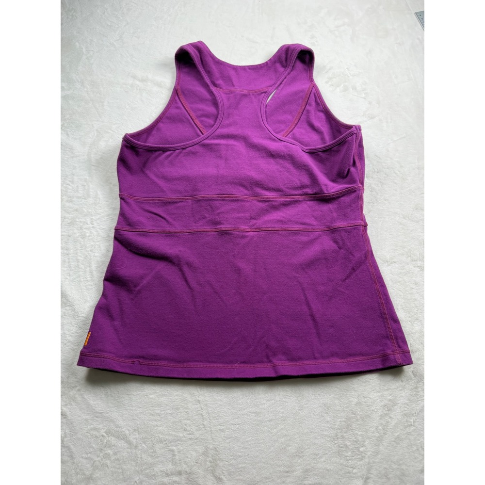 Lucy Womens Purple Surplice Racerback Activewear Tank Top Size Large 211599 - Picture 9 of 9